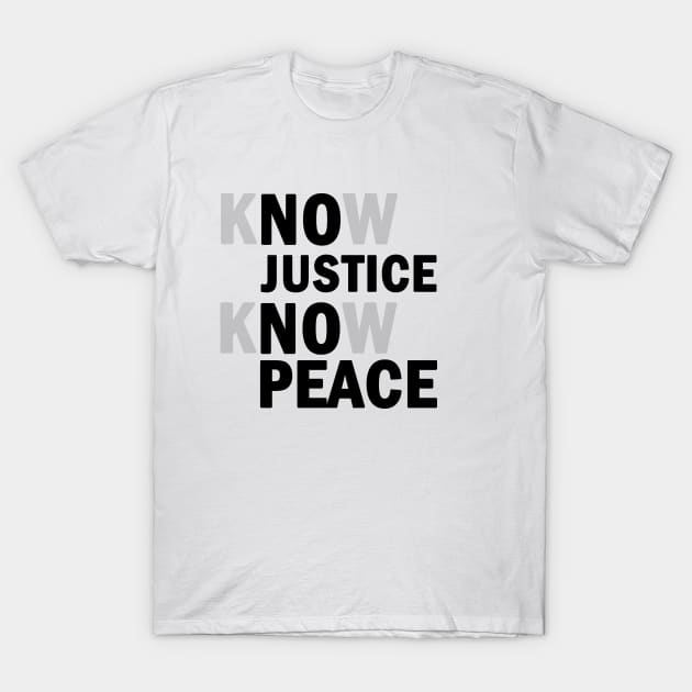 No justice No peace T-Shirt by valentinahramov